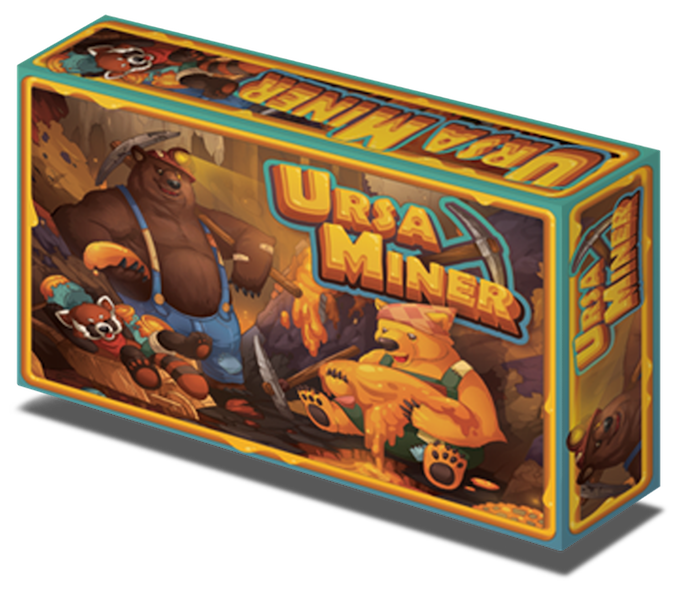 Ursa Miner tabletop game box from Eli Kosminsky