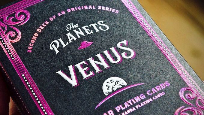 the planets venus playing cards