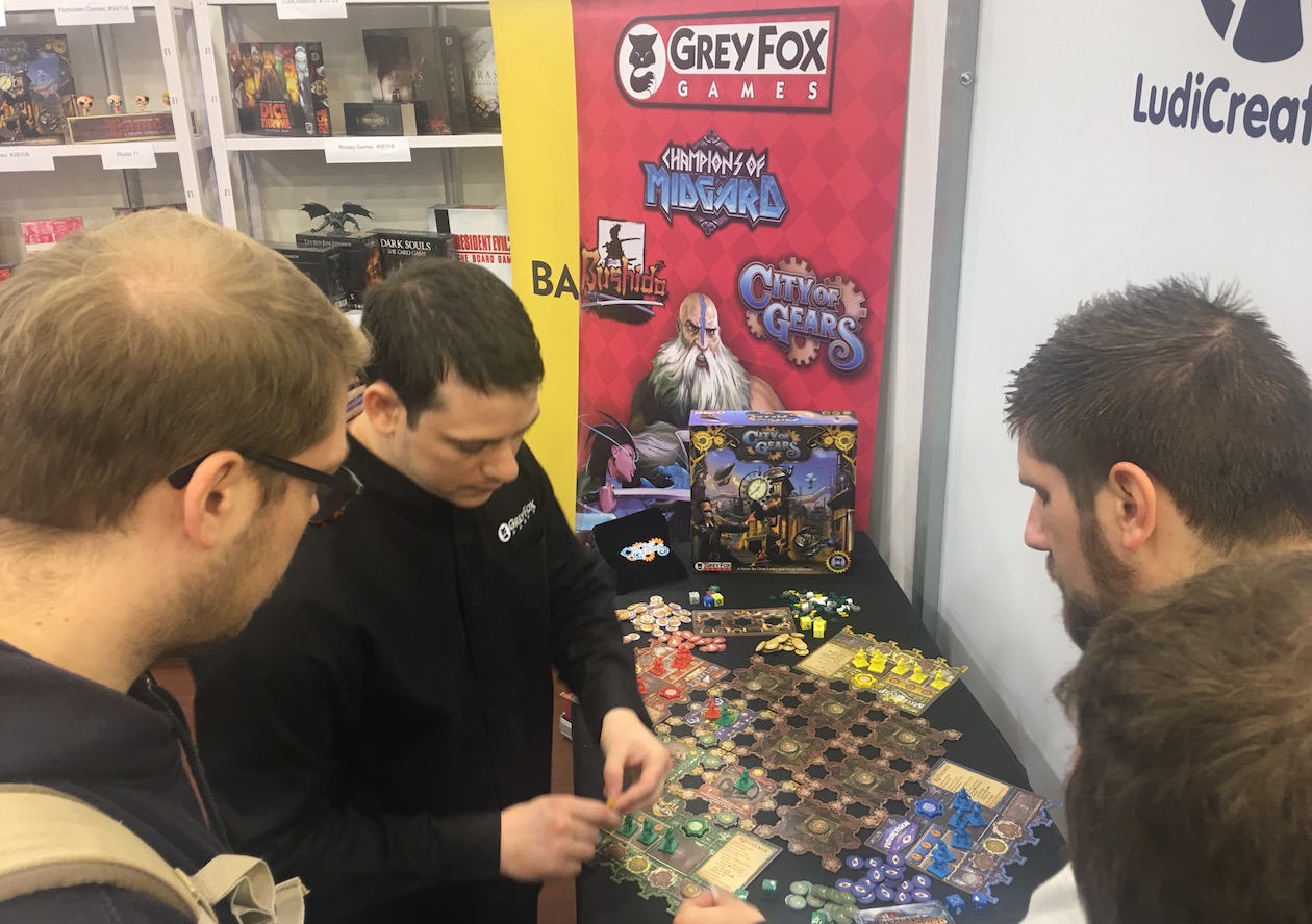 city of gears tabletop game essen spiel 2018