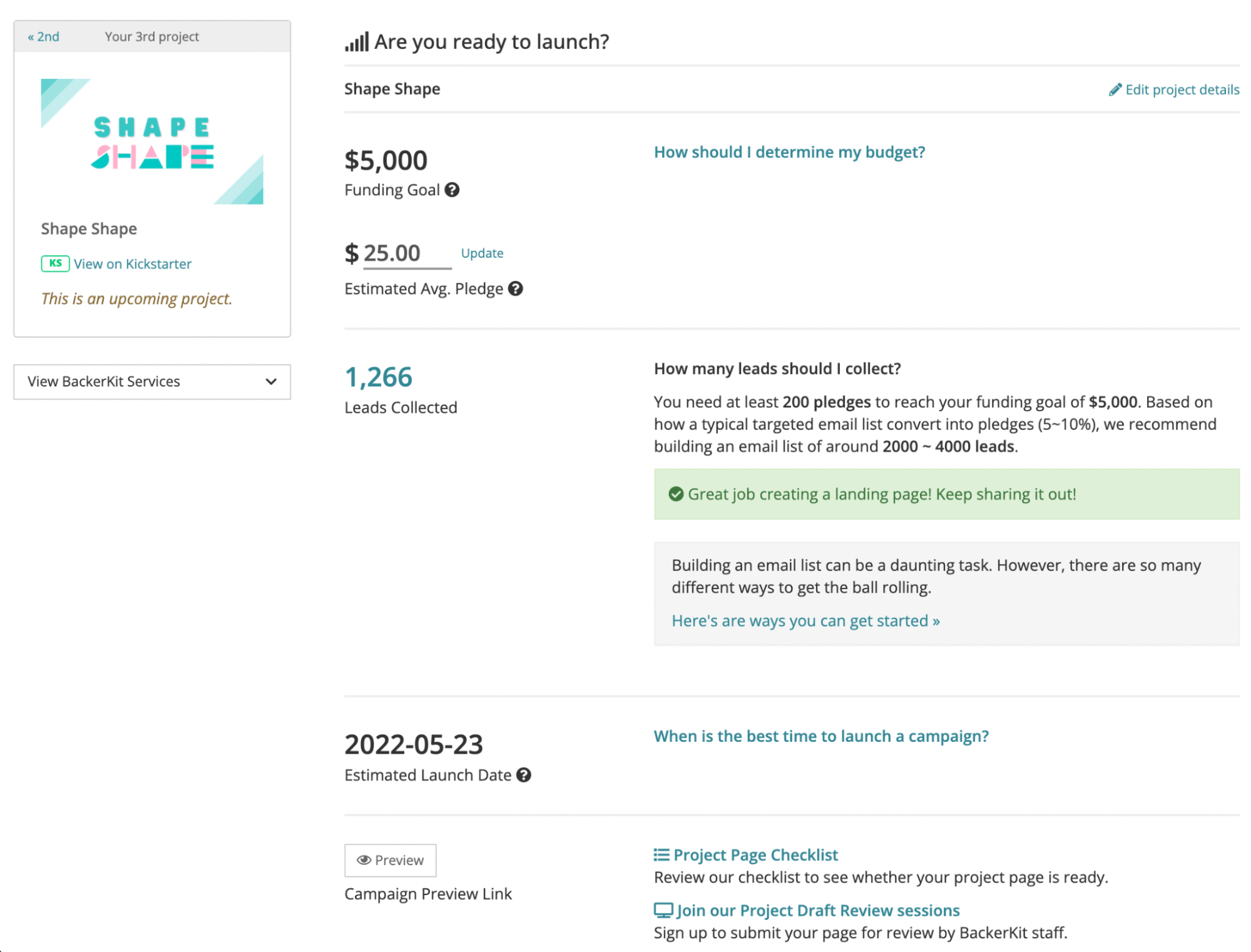 Are you ready to launch your crowdfunding project? | BackerKit