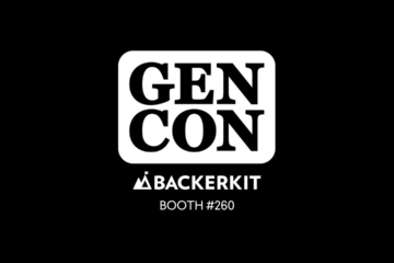 BackerKit at Gen Con Booth #260 Banner