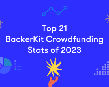 top 21 backerkit crowdfunding stats of 2023 stats graphic