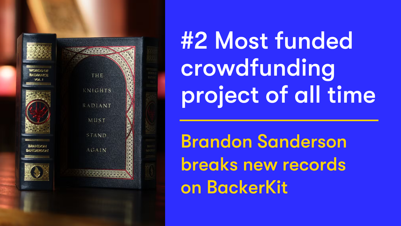 2nd most funded project by Brandon Sanderson banner image