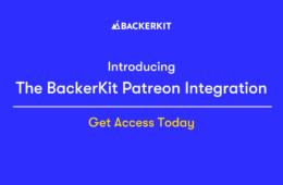 Backerkit Patreon Integration blog banner image